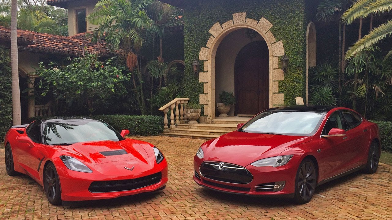Short Circuit: 2014 Tesla Model S takes on 2015 C7 Corvette, head to head