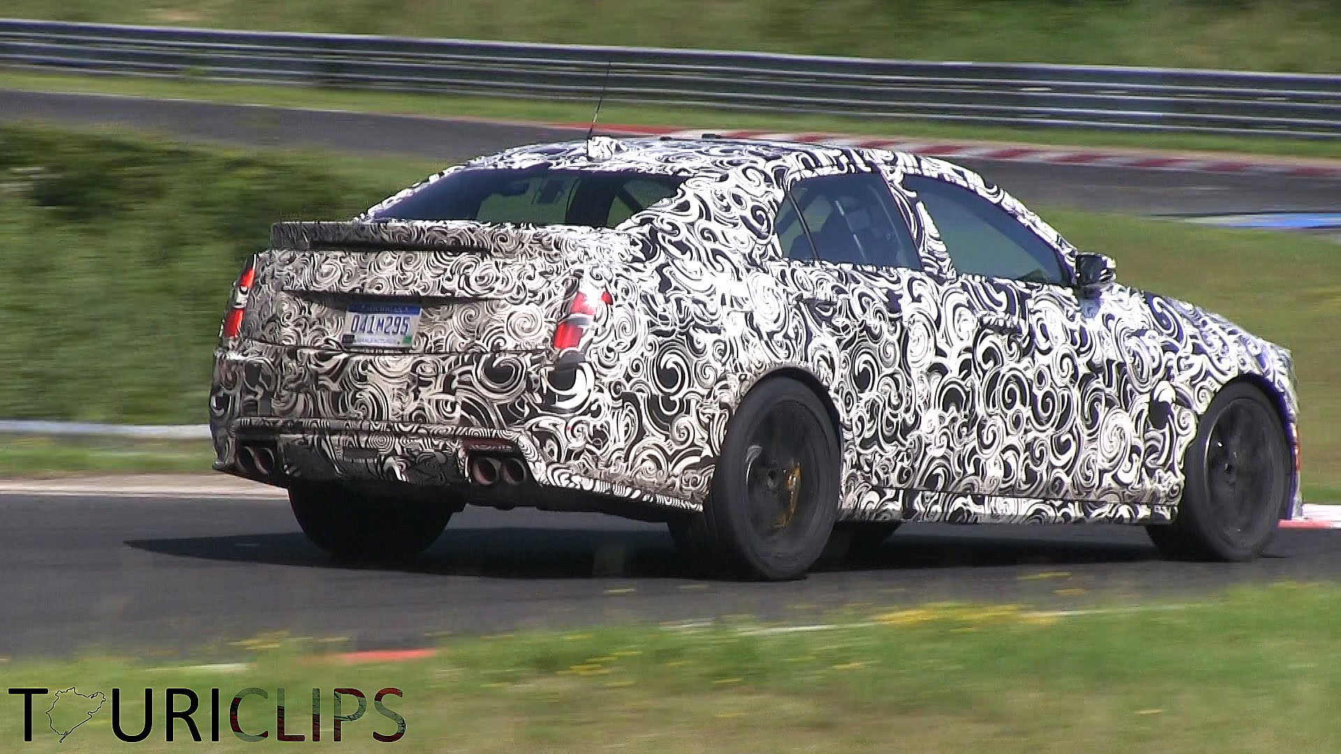 2016 Cadillac CTS-V spied testing on the Nürburgring