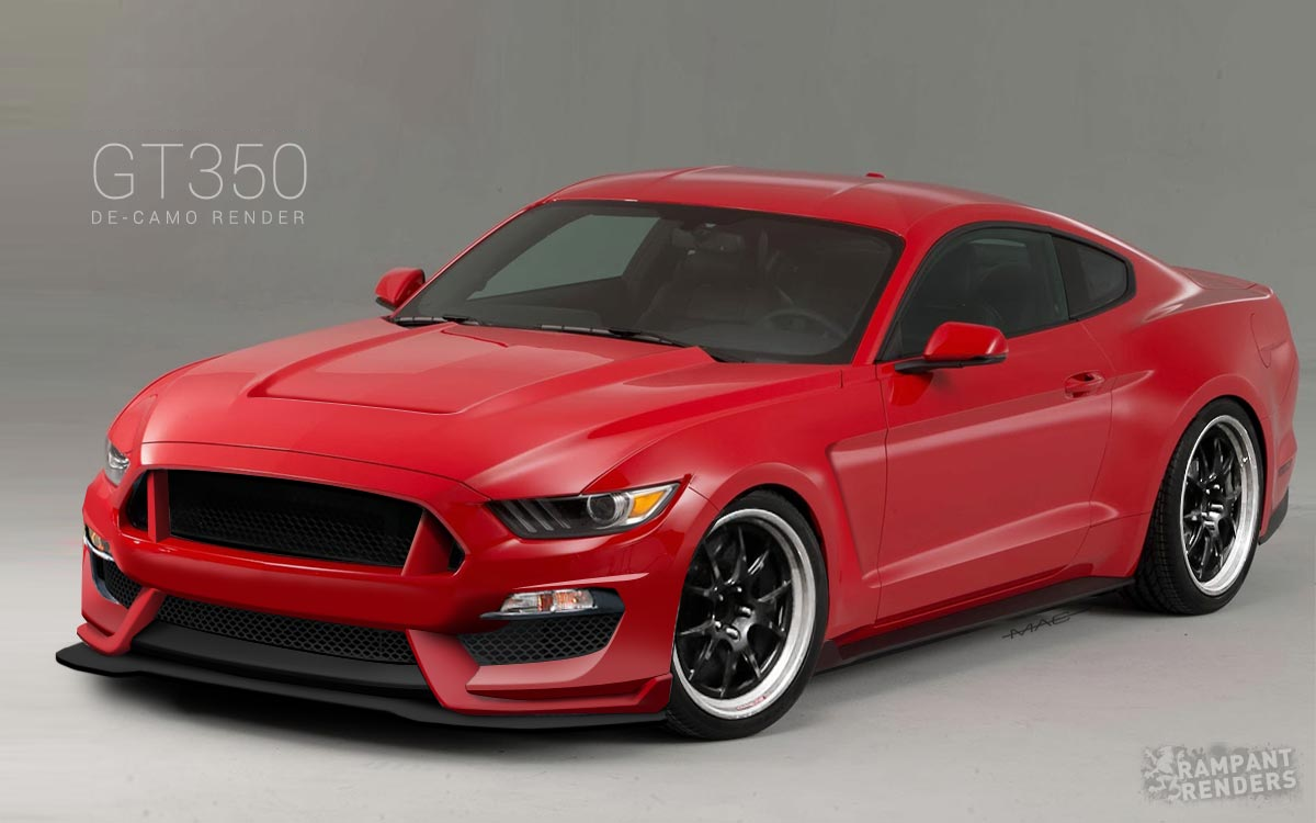 2016 SVT Mustang GT350 rendered