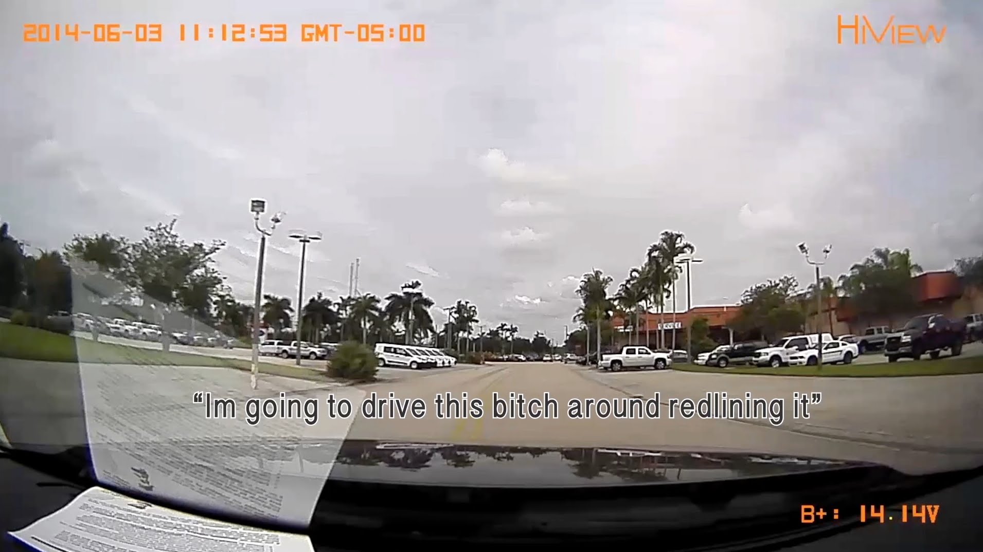 Ford mechanic tries to destroy customer’s Mustang by abusing it around town, caught on dash cam