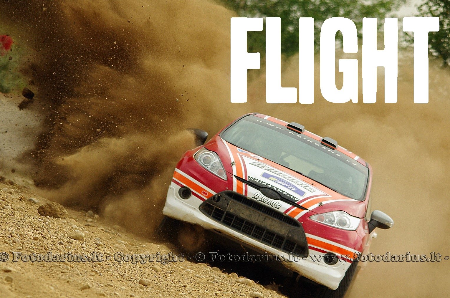 This rally car driver has a death wish…