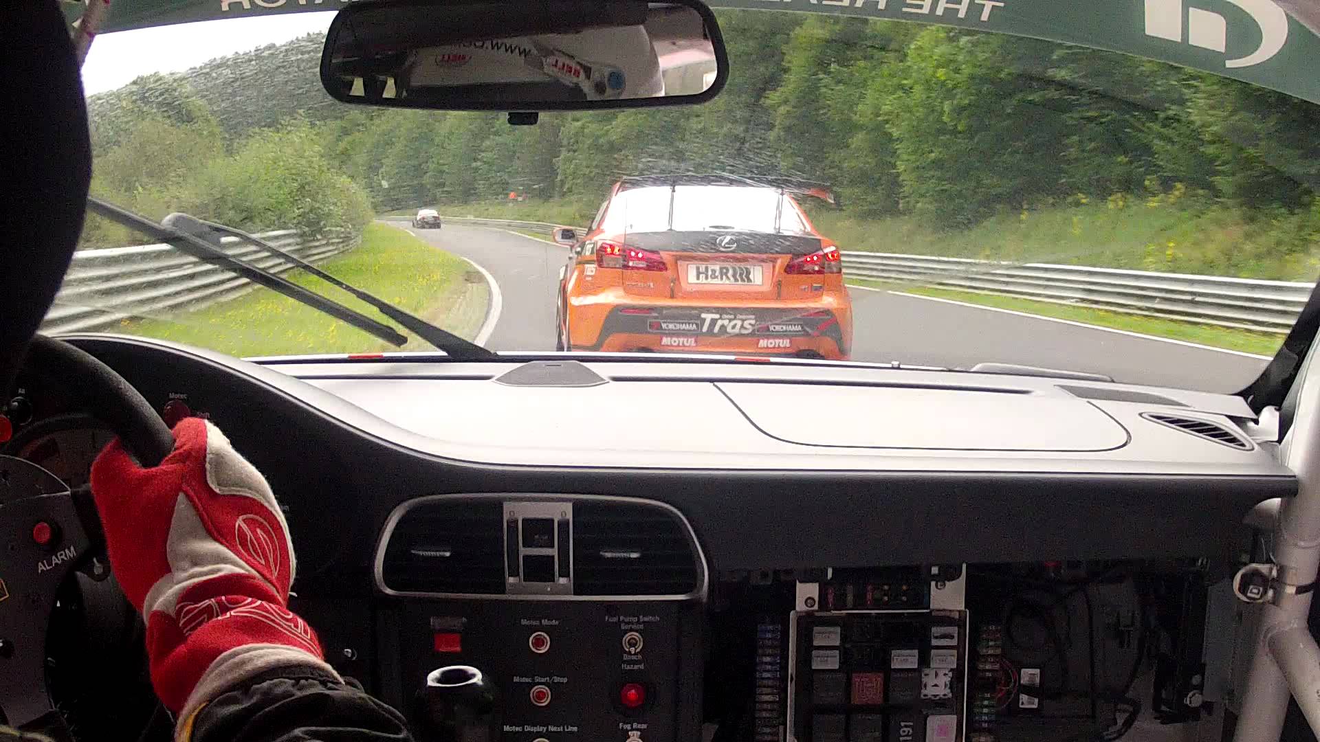 Onboard Video – Porsche GT3 Cup battling it out on crazy first lap at the Nurburgring Nordschleife