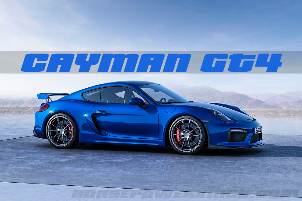 Porsche reveals Cayman GT4 with 911 GT3 components