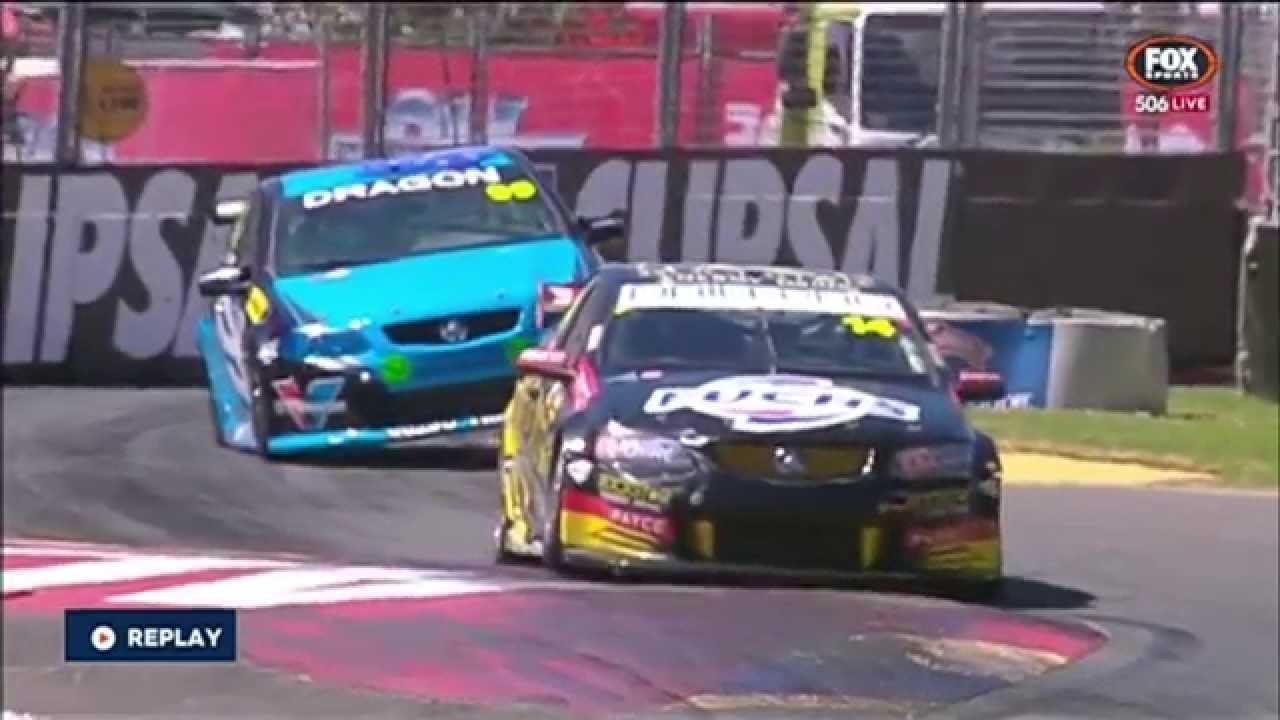 Awesome camera work on James Golding’s Dunlop V8 Supercar Crash