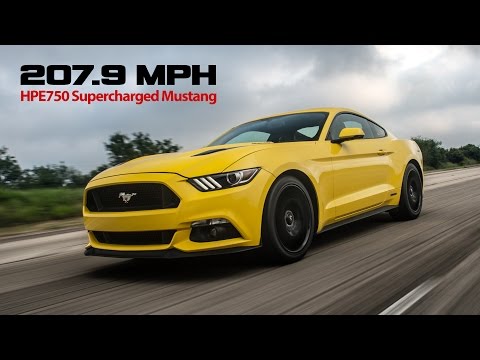 Hennessey Mustang hits 207.9 MPH (Video)