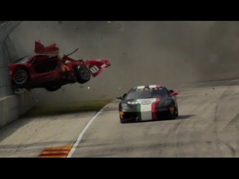 Watch this horrific Ferrari 458 Crash at Road America