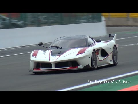 See and hear 10 minutes of the Ferrari FXX K tearing it up at Spa.