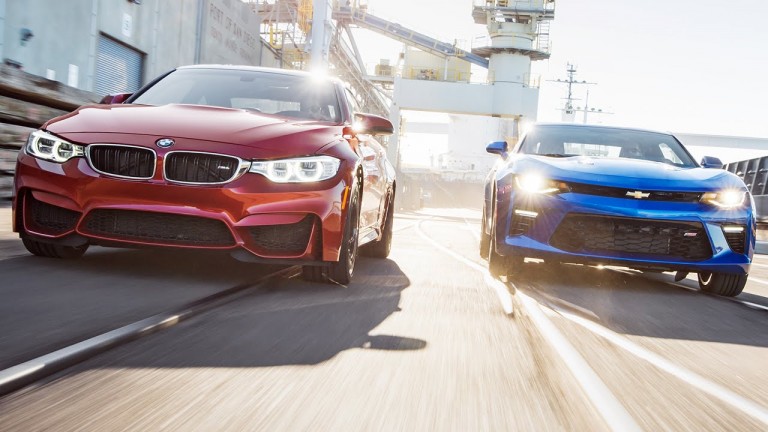 Head to Head Test: 2015 BMW M4 vs. 2016 Chevrolet Camaro SS