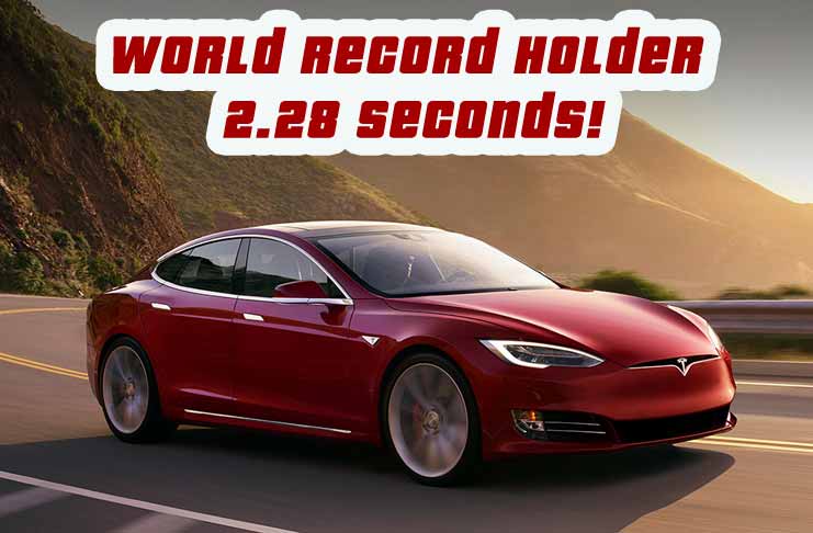 Tesla S P100D sets amazing 0-60 miles per hour record. WATCH!